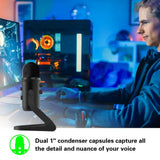 Best Cheap for 192KHz Gaming Livestream Microphone Blue