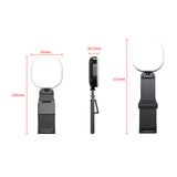 LED Video Light Mini Pocket Led Video Light W/ Holder Rechargeable Conference Fill Light Lamp for Live Broadcast Vlogging