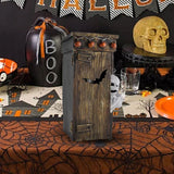 Animated Resin Mummy Toilet Decoration For Halloween - Outdoor Spooky Ornament For Haunted House