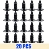 10/20/30/40/50Pcs 8mm Auto Fastener Hole Nylon Car Clips Fender Bumper Shield Retainer Plastic Rivet GM for Ford forChrer