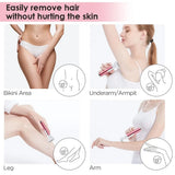 Wet And Dry Available Ladies Shaver Set Five-in-one Epilator Armpit Leg Hair Private Parts Shaving Repair Container