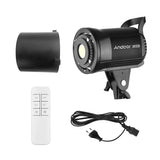 Andoer LM135Bi 135W Studio LED Video 3000K-5600K Dimmable Continuous Light Bowens Mount for Product Portrait Photography