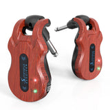 summina 5.8G Wireless System Audio Digital Guitar Transmitter Receiver Built-in Rechargeable Battery 100Feet Transmission