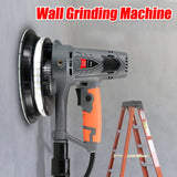 220V 1250W Drywall Sander with Self-Vacuum & Double LED Light - Wall Grinding & Putty Sanding Electric Polisher
