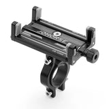 Motorcycle Electric Bicycle Smartphone CNC Aluminum Alloy Bracket Four Claws Bike Phone Holder