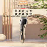 Kemei Km-5015 Full Body Cleaning Carbon Steel Blade Usb Rechargeable Electric Hair Clipper