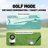 600M - 1500M Laser Rangefinder Monocular Telescope for Golf Hunting Range Finder Distance Meter with Slope Correction Flag Lock