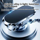Magnetic Phone Holder 360 Rotatable Mini Strip Shape Stand For Huawei Metal Strong Magnet GPS Car Mount for iPhone 14