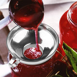 Stainless Steel Wide Mouth Canning Food Salad Dressing Liquid Funnel Hopper Filter Kitchen Tools Gadgets