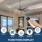 Universal Ceig Fan Lamp Remote Switch Adjusted Wind Speed Easy Installation Fanlamp Control Aid For Bedroom