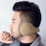 Winter Men's and Women's Soft Plush Foldable Earmuffs Outdoor Warm Windproof Earplugs