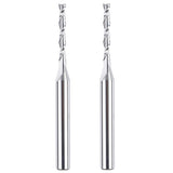 2Piece Tungsten Steel Alloy Drill Solid Carbide Milling Cutter, Steel Used For Wood Cutting And Carving