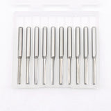 10Pcs 3.175X2.5X17MM Two Flute Straight End Milling Cutter Straight Slot Wood Cutter Plywood Bit Carbide CNC Router Bit