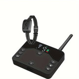 2 IN 1 Wireless Dog Fence & Electric Shocker Training Collar Remote With Adjustable Beep Vibration Shock Rechargeable