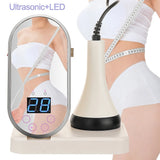 80KHz Ultrasonic Cavitation Weight Loss Machine With Mirror 2 in 1 Ultrasound Body Massage Fat Reduce Slimming Tool LED Therapy