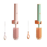 Brush, Bottle Cleaning Set Silicone Baby Nipple Straw Cleaner Waterproof Electric Cup Brush