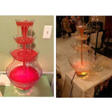 3-Tier Champagne Party Fountain Red Wine Dispenser Juice Drink Beer Waterfall hine 110V/ 220V