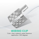 80Pcs Carbon Thermal Connector, Warm Copper Plated Sier Clip Accessories, Floor Heating Film Clamp