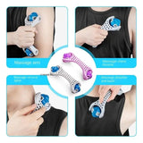Handheld fascia massage ball gun after exercise little leg muscles relax artifact list of reed {langya} rollers
