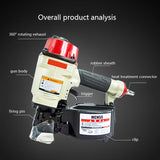 MCN55 Air Industrial Tools Pneumatic Roll Pallet Woodworking Nail Gun