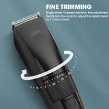 RESUXI 377 4-in-1 Men's Multi Functional Clipper Nose Hair Electric Shaver and Beard Trimmer Grooming Tools Set
