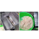 NEW 800kg/h Stainless Steel electric sweet potato Starch wet grinder refiner Apple banana fruit crusher syrup pulping hine