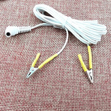 5pcs/lot 3.5mm Alligator Clip Button Pin Cable Therapy cable parts for HM6805-I-5 HM6805 Electroacupuncture Device