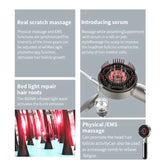 Head Comb Led Red Light Anti Loss Growth Device Electric Scalp Massage Hair Brush Oil Applicator