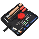Professional Kit Tuner Tools Set Piano Tool Wooden Handle Fixed Tuning Wrench With Bag