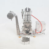 SH 12 Mini Gasoline Engine Model Educational Engine Toy Science Experiment Kit Set