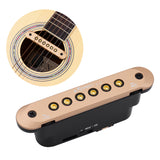 JUSTPRO JC-A1 Sound Hole Coil Pickup Microphone - With Mic and Volume Control for 39/40/41/42-inch Folk Guitar