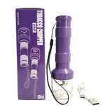 Flashlight Style Plastic Grass Grinder Type-C Charge Electric Mills Crank Spice Crusher for Grinding Tobacco Smoking Accessories