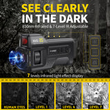 300M Full-Dark Viewing Telescope Digital Night Vision 6X Zoom Support 36MP Resolution Photo Taking 4K Video Recording