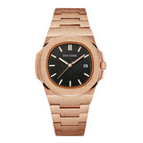 PINTIME Luxury Men's Watch Fashion Full Steel Quartz Wristwatch Waterproof Date Male Clock Relogio Masculino Relojes Para Hombre