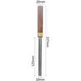 Portable Fret Dressing Metal File Edges Wooden Handle Repair Maintenance Luthier Tool Guitar Parts
