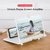 10/12 inch 3D Amplifier Mobile Video Magnifier for Smartphone Enlarged Screen Phone Stand Bracket