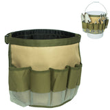 Garden Tool Storage Bag Belt Gardening Tools Bucket Organizer Hardware Tools Bag with Multi-Pocket Garden Supplies