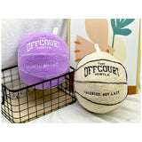 Offcourt Pillow, Shaped Teddy Fleece Embroidered Basketball Throw Pillow Fuzzy Plush Toy