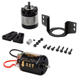 540 Brushed Motor 35T With 1:5 Reduction Gearbox For 1/14 Trailer 1/10 RC Car Crawler Axial SCX10 Traxxas TRX4 Replacement
