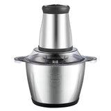 2 Speeds Stainless Steel 2L/3L Capacity Electric Chopper Meat Grinder Mincer Food Processor Slicer