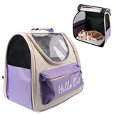 Pet Cat Carrier Backpack Transparent Bag Breathable For Cats Small Dogs Carrying Cat Carrier Bag Outdoor Travel
