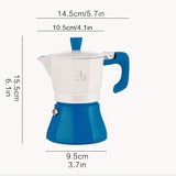 1pc Italian Moka Pot - 6 Cup/10 OZ Stovetop Espresso Maker for Gas or Electric, Perfect for Camping and Cappuccino