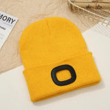 Outdoor Sport Knitted Light LED Hat Flashlight Headlight Headlamp Windproof Hats for Climbing Cycg Camping Head Lamp Item
