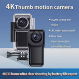 Action Anti-shake mini camera 4K WIFI 30m waterproof Outdoors DV Sport Video Recorder Cycg Sports Thumb Camera Helmet Bike