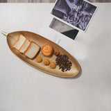 2X Nordic Decorative Tray Gold Leaves Shape Serving Tray Jewelry Pallet Fruit Snack Dish Table Storage Organizer (Small)
