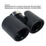 Quad Exhaust Tip Stainless Steel 4 Out Tailpipe Tip for Cars