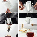 450 Pcs Drip Filter Bag Portable Hanging Ear Style Filters Paper Home Office Travel Brew Coffee Tea Tools