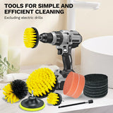 14pcs Moving Cleaning 14-piece Household Kitchen Bathroom Tools Electric Drill Brush Head Set