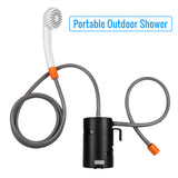 Portable Outdoor Camping USB Rechargeable 4400mAh Battery Powered Shower Pump for Family Camp/Hiking/Backpacking
