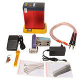 Battery Spot Welder Pulse Energy Storage Welding Machine with Rocker Arm Down Pressure Welding Tool AC100240V EU Plug